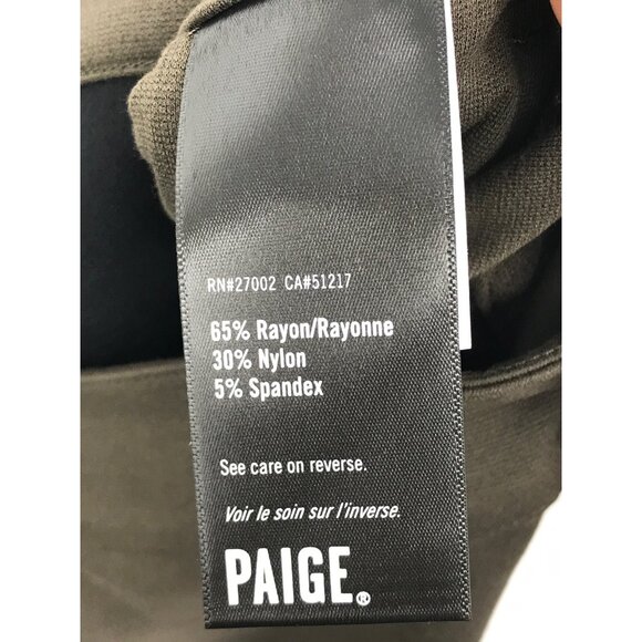 Paige Mens Stafford Knit Trouser Dark Pine Size 38 NEW - Picture 9 of 9